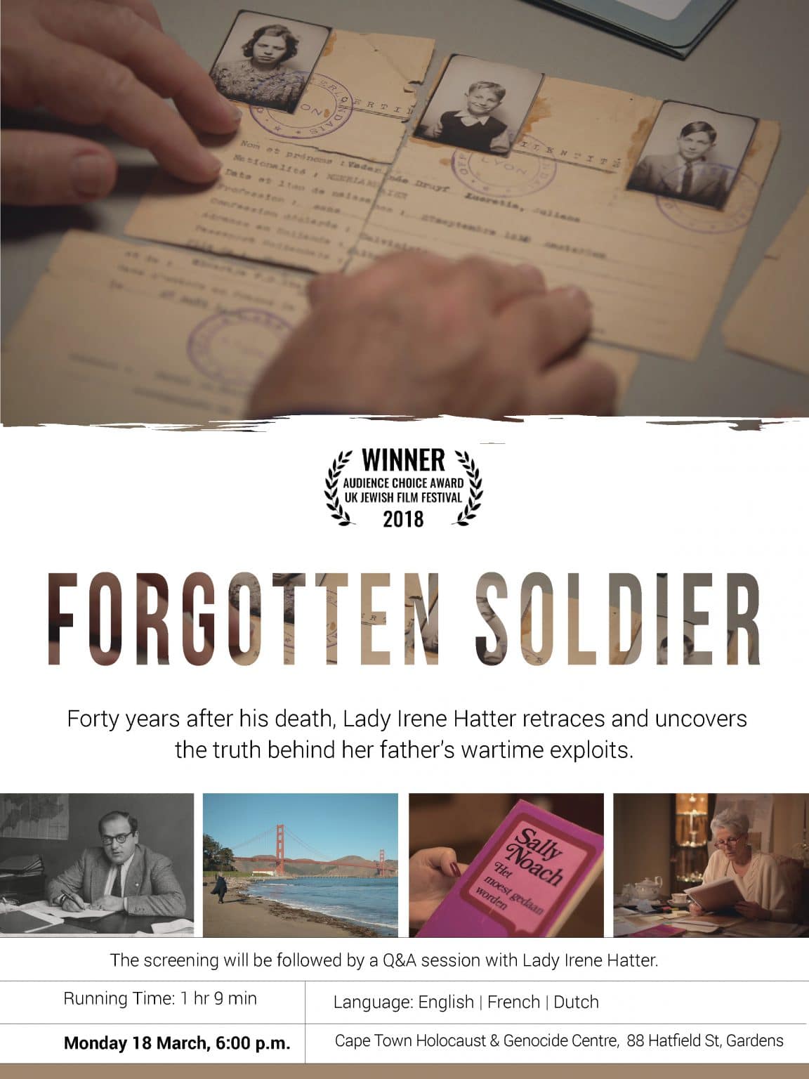 Soldier (Documentary screening) Cape Town Holocaust