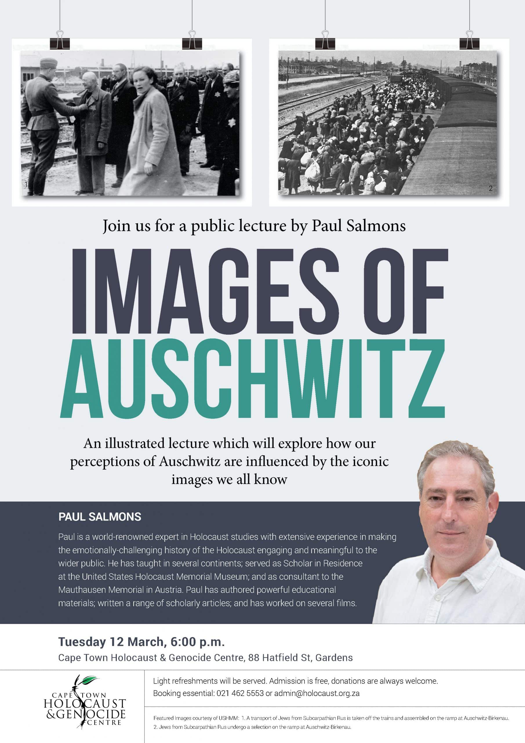 Images of Auschwitz by Paul Salmons CTHGC