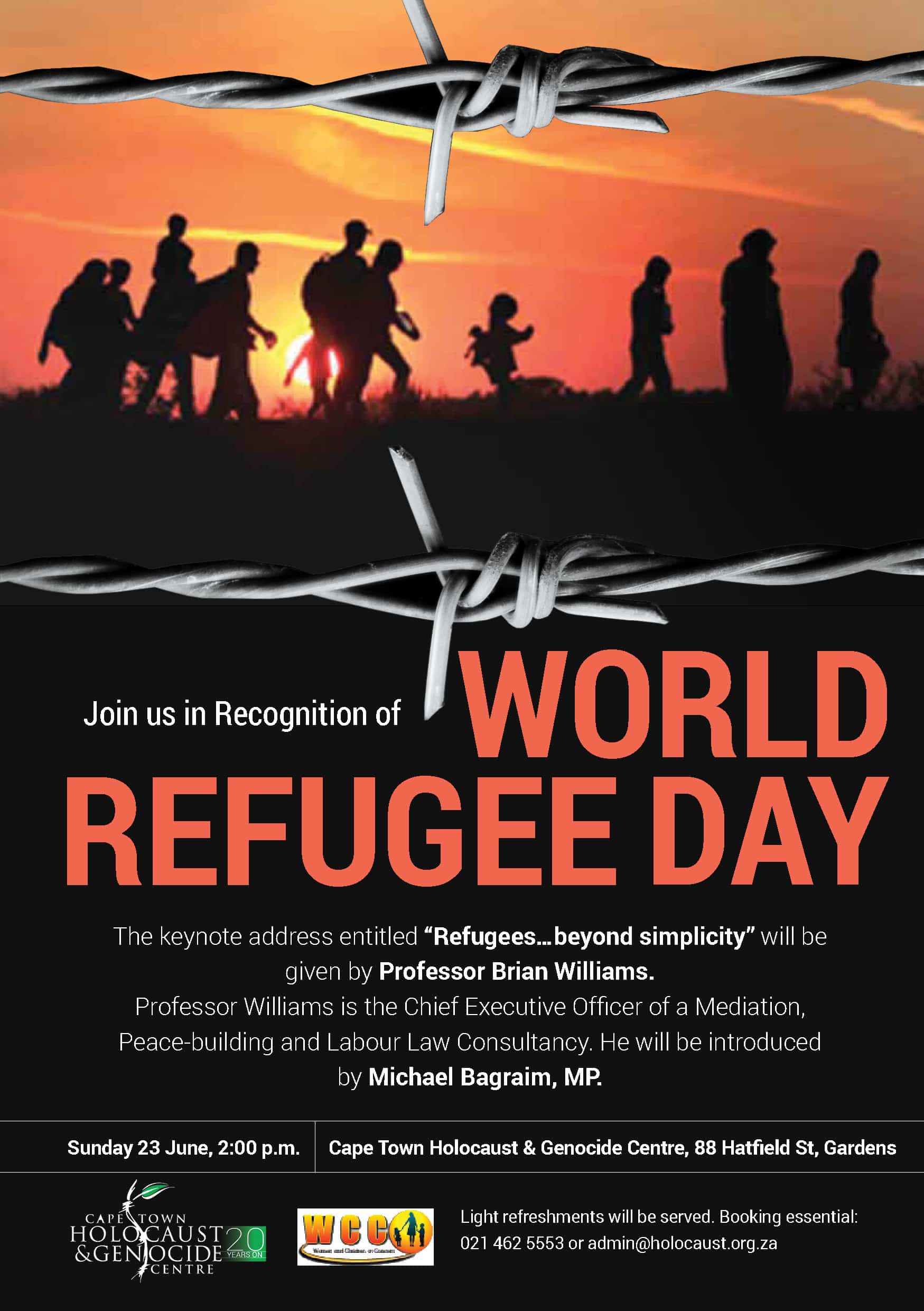 World Refugee Day Cape Town Holocaust & Genocide Centre