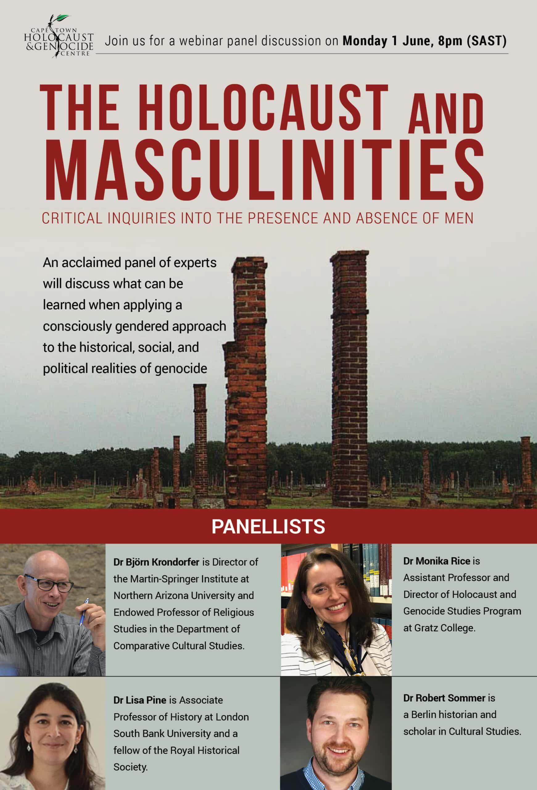 Holocaust and Masculinities panel discussion SAST