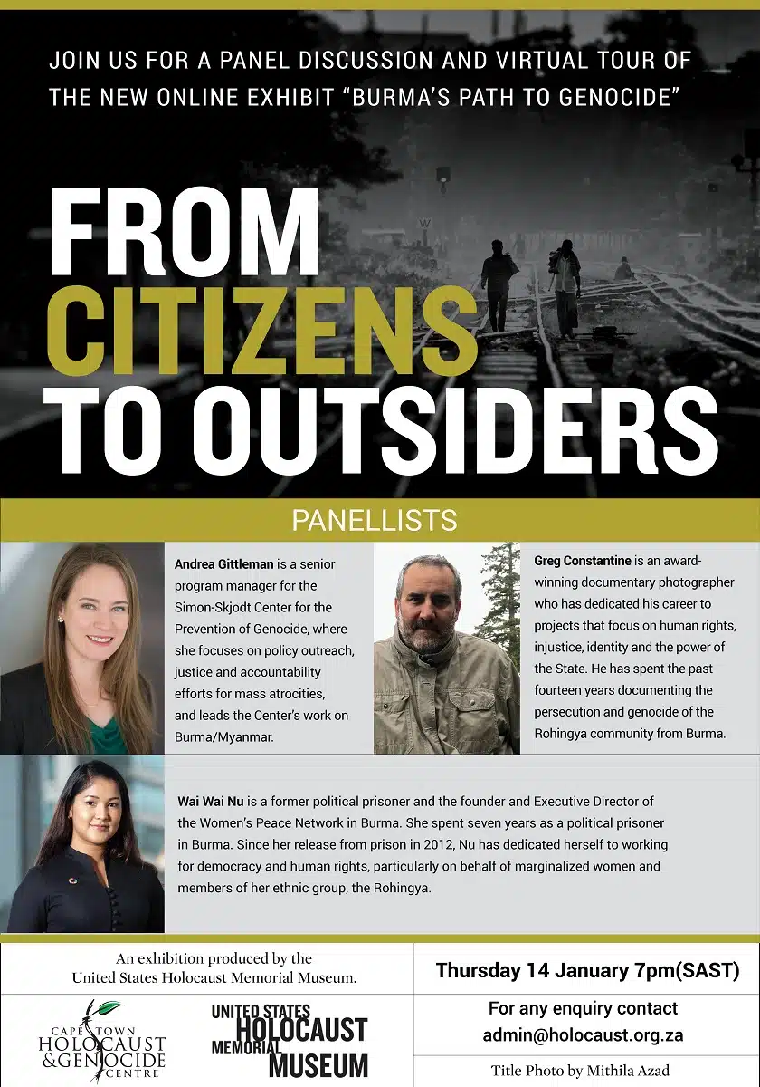 From Citizens to outsiders Burmas path to genocide CTHGC