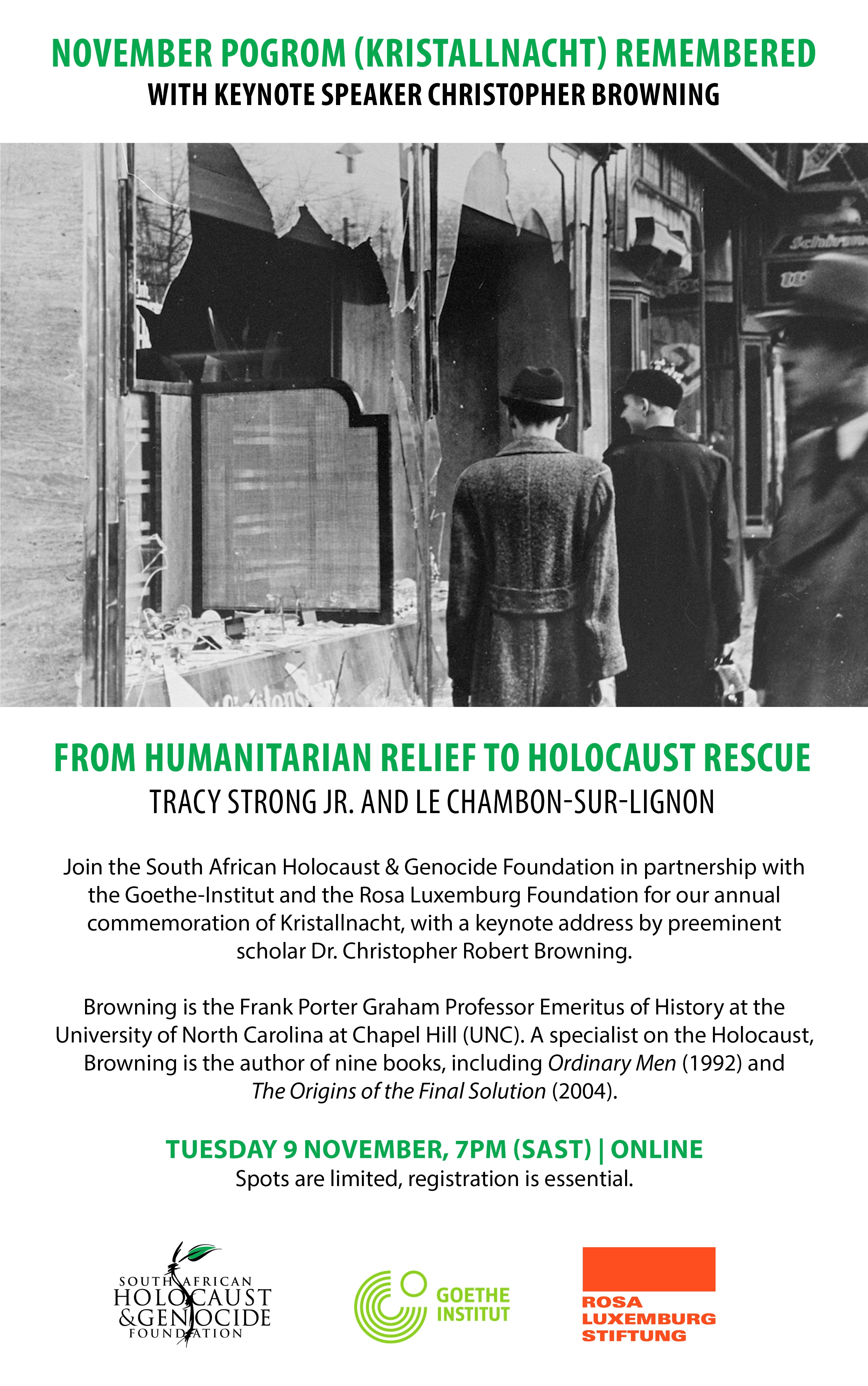 Kristallnacht Invitation